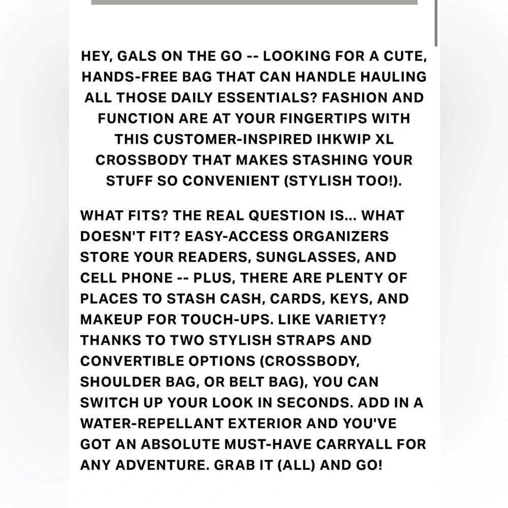 IHKWIP XL EVERYDAY ESSENTIALS CROSSBODY WITH TWO STRAPS METALLIC SILVER - Picture 10 of 12